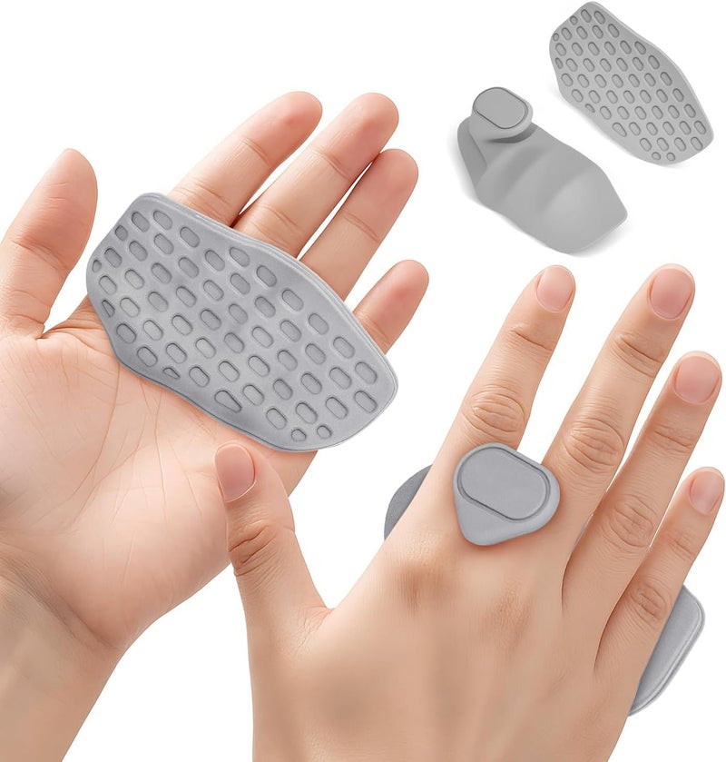 HUAFA Anti-Slip Workout Grips, Gym Grips Weight Lifting Grips Pads, Ergonomics Weight Lifting Gloves for Men Women Deadlift, Fitness Training and Exercise, Gym Grips Pads for Palm Protection - Image 1